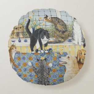 Spring Fever Round Cushion