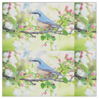 spring fling bluebird fabric
