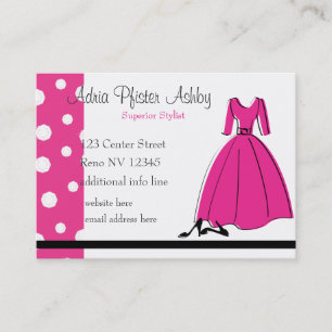 Spring Fling Fashion Business Card