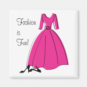 Spring Fling Fashion Magnet