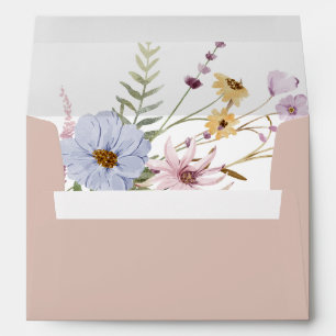 Spring Floral Baby in Bloom Baby Shower Envelope