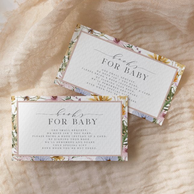 Spring Floral Baby in Bloom Books for Baby | Enclosure Card (Creator Uploaded)
