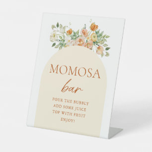 Spring Floral Baby Shower Momosa Bar Sign