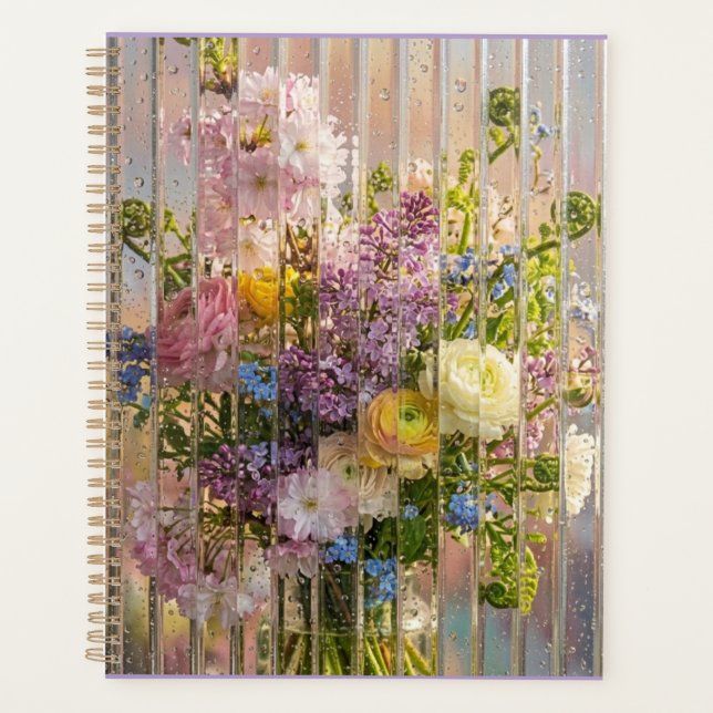 Spring Floral Bouquet Poster Planner (Front)