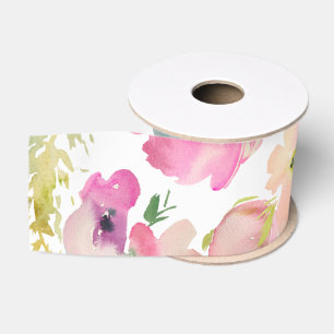Spring Floral Colourful Happy Multi Use Grosgrain Ribbon