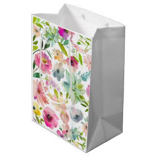 Spring Floral Colourful Happy Multi Use Medium Gift Bag