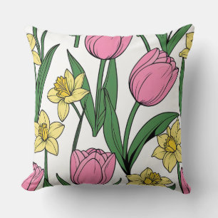 Spring Floral Cushion