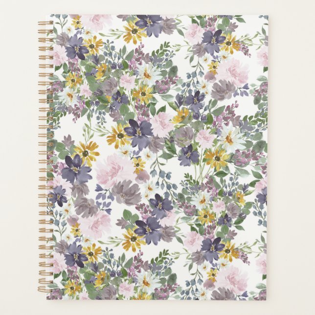 Spring Floral Day Planner (Front)