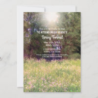 Spring Floral Enchanted Forest Spring Formal Prom