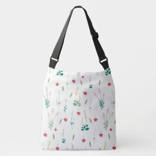 Spring Floral Flower Pattern Crossbody Bag