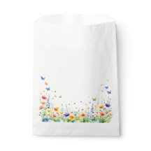 Spring Floral Garden Butterflies Favour Bags