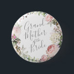 Spring Floral Grandmother of the Bride Button<br><div class="desc">Custom</div>