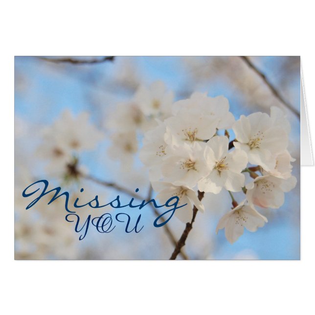 Spring Floral Greeting Card (Front Horizontal)