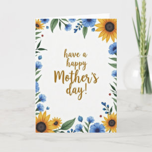 Spring Floral Greetings Card