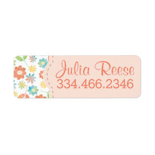 Spring Floral & Leaves Digital Watercolor Pattern