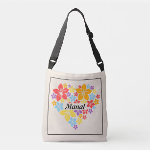 Spring Floral Love Heart Tote