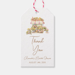Spring Floral Market Love In Bloom Bridal Shower Gift Tags