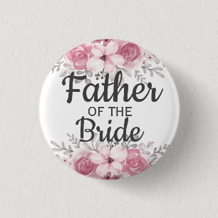 Spring Floral Mother of the bride Button