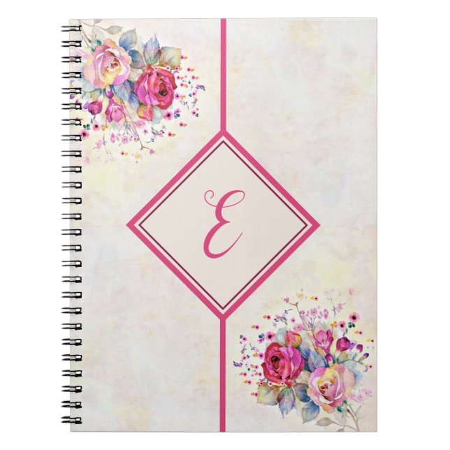 Spring floral  notebook (Front)