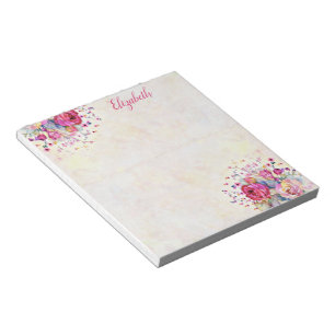 Spring floral  notepad