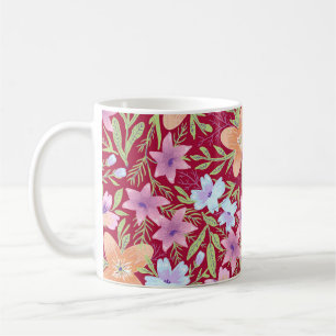 Spring Floral Pattern Coffee Mug