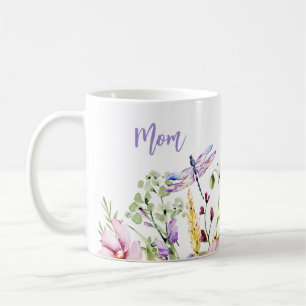 Spring Floral Personalised Mum Coffee Mug
