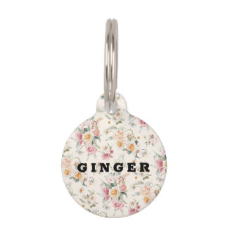 Spring Floral | Personalised Pet Tag