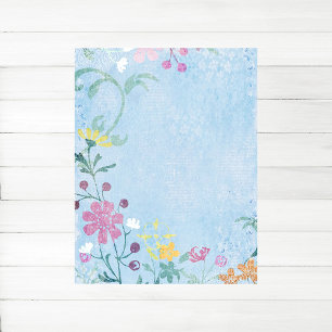 Spring Floral Scrapbook Paper