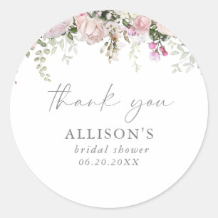 Spring Floral Thank You Seal