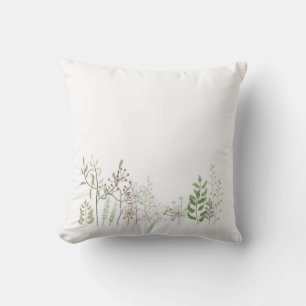 Spring Floral Throw Pillow