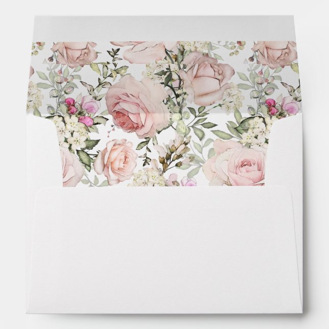 Spring Floral Watercolor Envelopes (Back (Bottom))