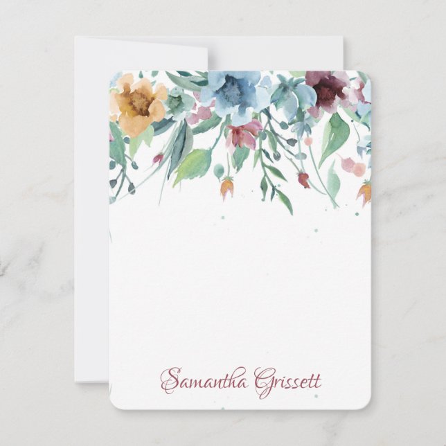 Spring Florals Card (Front)