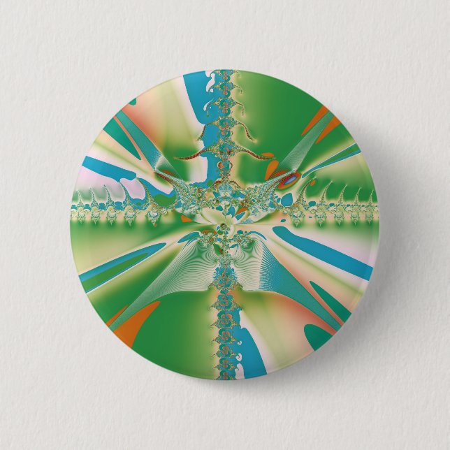 Spring Flower 6 Cm Round Badge (Front)
