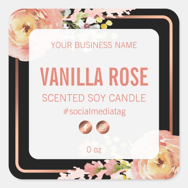 Spring Flower Arrangements Product Labels (Front)