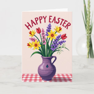 Spring Flower Bouquet Card
