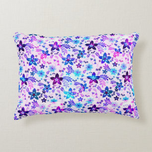Spring Flower Bouquet - Edelweiss Flower Geometric Decorative Cushion