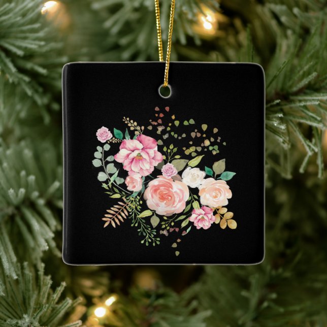 spring flower ceramic ornament (Tree)