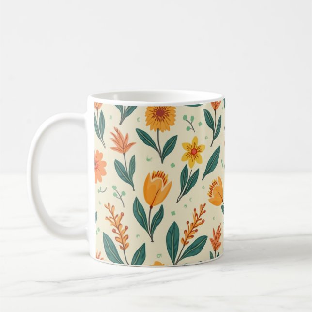 Spring Flower Coffee Mug (Left)