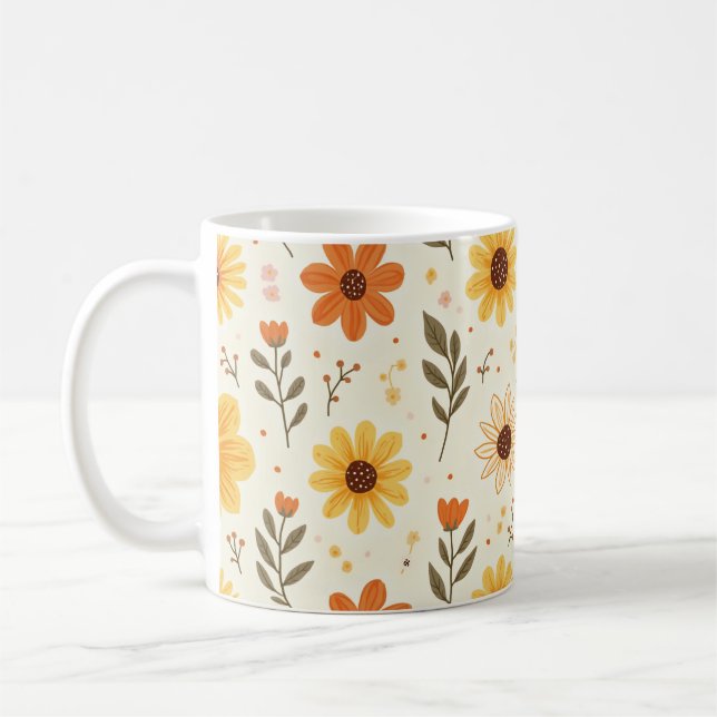 Spring Flower Coffee Mug (Left)