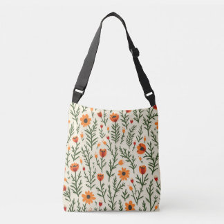 Spring Flower Crossbody Bag