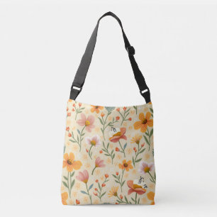 Spring Flower Crossbody Bag