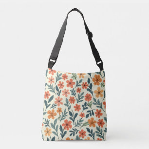 Spring Flower Crossbody Bag