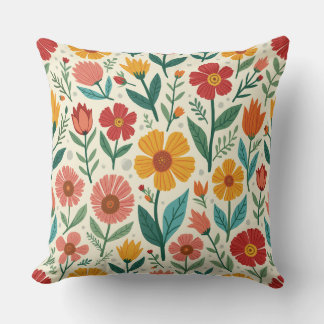 Spring Flower Cushion