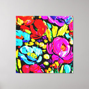 "Spring Flower" Cute Art. Buy Now Canvas Print