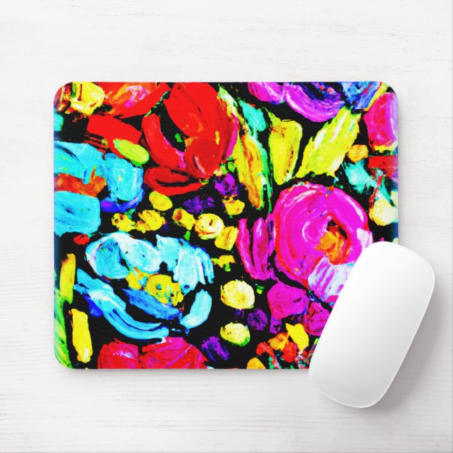 "Spring Flower" Cute Art. Buy Now Mouse Mat (With Mouse)