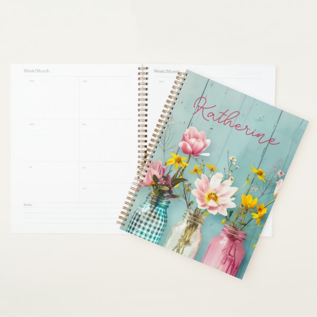 Spring Flower Design with Name Planner (Display)