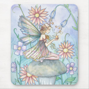 Spring Flower Fairy Art by Molly Harrison Mouse Mat