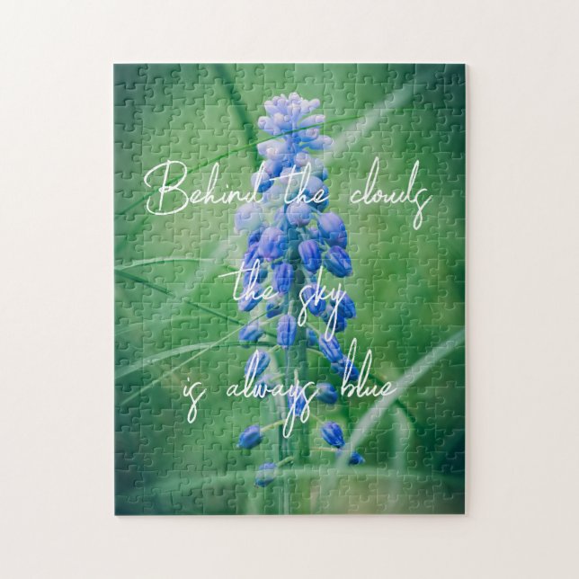 Spring Flower (Grape Hyacinth) Jigsaw Puzzle (Vertical)