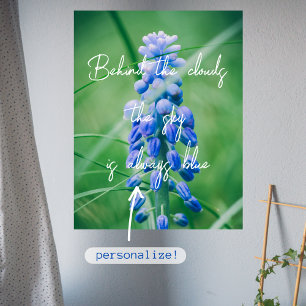 Spring Flower (Grape Hyacinth) Poster