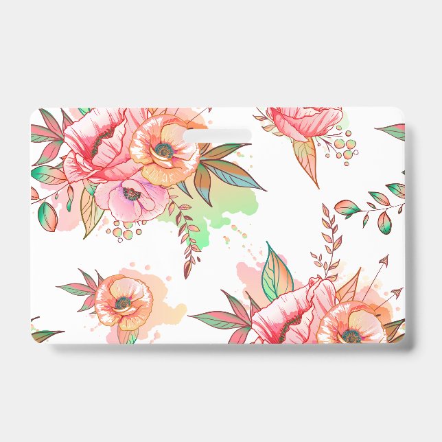 spring Flower ID Badge (Front)